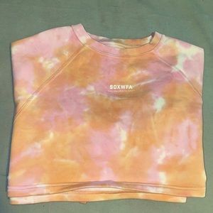 White Fox boutique cropped sweater